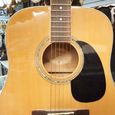 Mitchell MD-100 Dreadnought Natural Guitar image 3