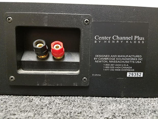 Cambridge soundworks center hotsell channel