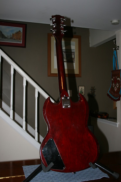 Greco SG Style Early 70's 1973-1976 Dark Red | Reverb