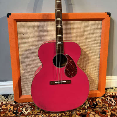 Vintage 1950s Kay K22 Jumbo Flat Pink Acoustic Guitar *Ex. Ronnie Lane Studios* image 3