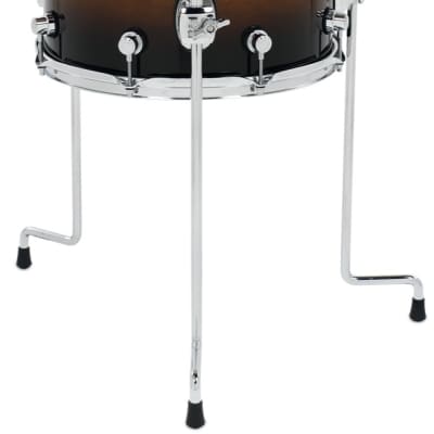 DW Design 14x12 Floor Tom w/Legs - Tobacco Burst image 2