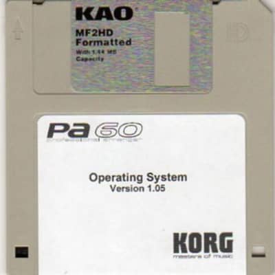 Korg PA 60 Operating System 1.05 Update Disk