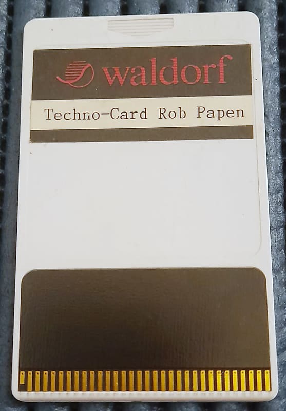 Rob Papen TECHNO card for Waldorf Microwave image 1