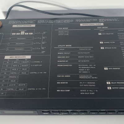 Vintage MIDI Event Processor Yamaha MEP-4 late 80s - schwarz image 3