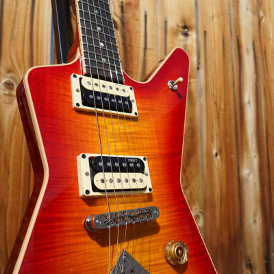 Dean USA Time Capsule ML - Trans Cherry Sunburst 6-String Electric Guitar w/ Hard Case (2023) image 12