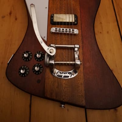 Custom Left handed Firebird with bigbsy & D'Urbano Magnetics OLD BLACK PICKUP SET, NEIL YOUNG TONES for sale