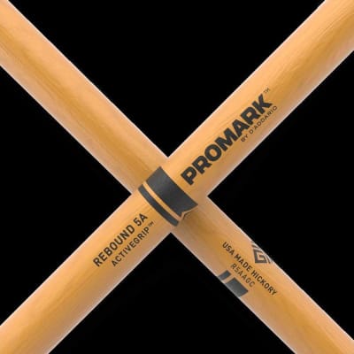 Promark ActiveGrip 5A Drum Stick | Rebound | Clear image 5