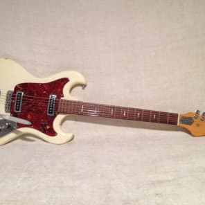 Vintage Kingston / Kawai SG Copy Guitar White MIJ Made In Japan imagen 2