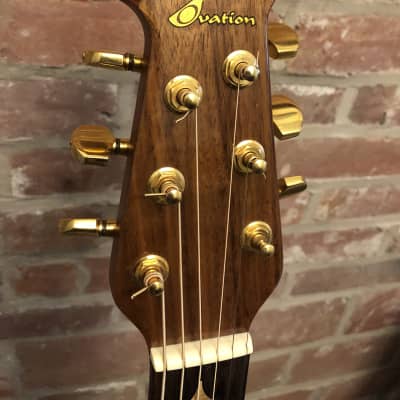 Vintage Ovation 1868 Elite cream white w/HSC | Reverb
