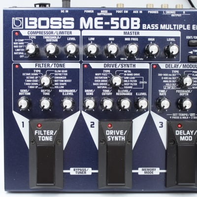 Boss ME-50B Bass Multiple Effects | Reverb