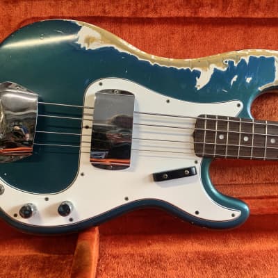 Fender Precision Bass 1965 Lake Placid Blue Custom Colour image 2