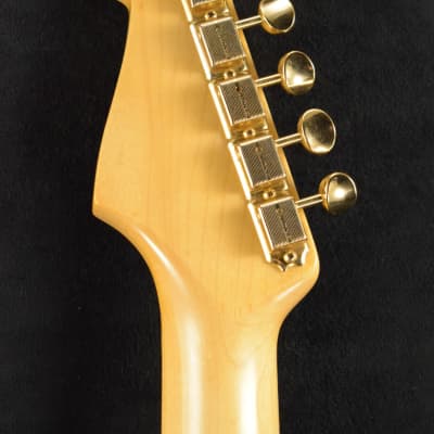 Mint Fender 1955 Stratocaster DLX Closet Classic with Gold Hardware - Faded Aged Dirty White Blonde image 10
