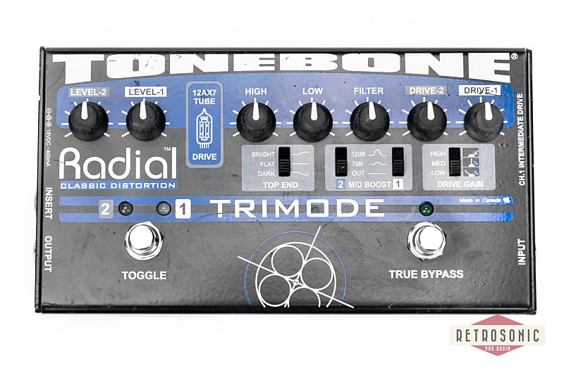 Radial ラジアル TONEBONE TRIMODE Radial Tonebone Trimode Distortion and EQ Pedal