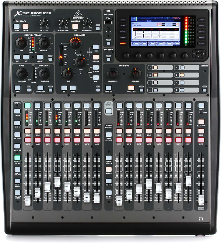 Behringer X32 Producer 40-channel Digital Mixer Bundle with