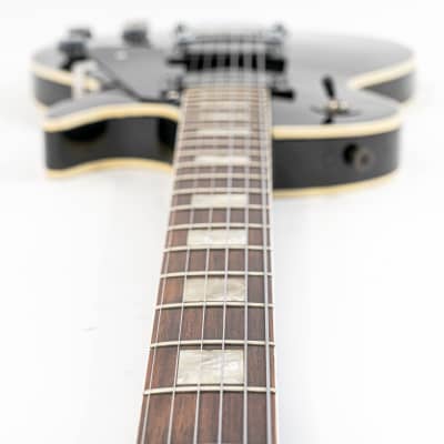 Hondo II Les Paul Custom Style Electric Guitar w/ Locking Sperzel Tuners, Gibson Harmonica Bridge, OHSC image 7