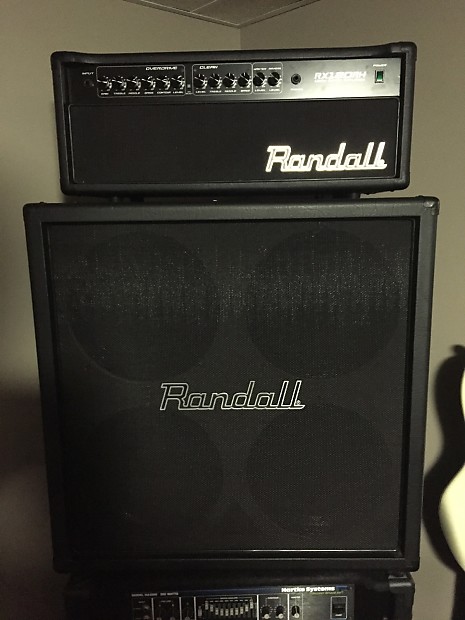 Randall rx120rh and top rx412 half stack