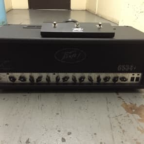 Peavey 6534 + Plus Amp Mint Condition w/ footswitch, padded cover, extra power tubes image 5