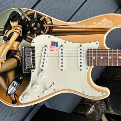 Fender Stratocaster "Bettie Page"  2005 - simply documented its a 1-off made by Pamelina of the Custom Shop for charity. image 3