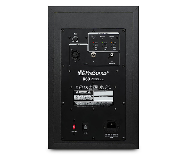 PreSonus R80 Active AMT Studio Monitor (Single) image 2