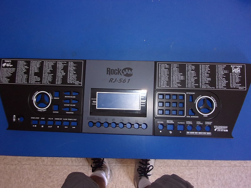 Rockjam RJ 561 Keyboard top middle case / housing replacement Reverb