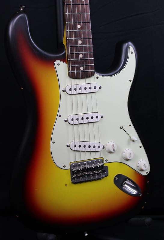 Nash Guitars S-63 Stratocaster - 3-Tone Sunburst - C Neck - Lollar's - Light Relic image 1