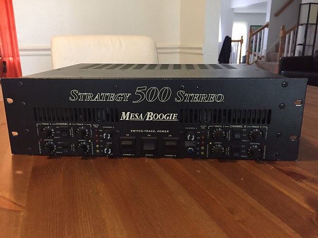 Mesa/Boogie STRATEGY 500 STEREO パワーアンプ Mesa Boogie Strategy 500 Stereo Power Amp Used High Power