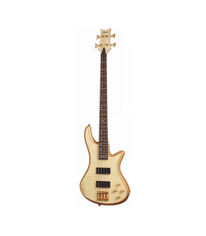 Schecter Stiletto Custom 4 Active 4 String Bass 2021 Natural Reverb 7002