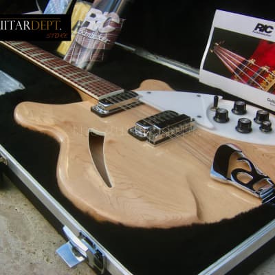 ♚ IMMACULATE ♚ 2005 RICKENBACKER 360-12 Deluxe ♚ MapleGlo ♚ Shark Tooth Inlays ♚ PRO SET UP !♚ 330 ♚ image 4