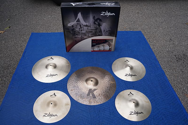 Zildjian A Custom Cymbal Pack 5Piece AP108 Bundle Hi Hats Reverb