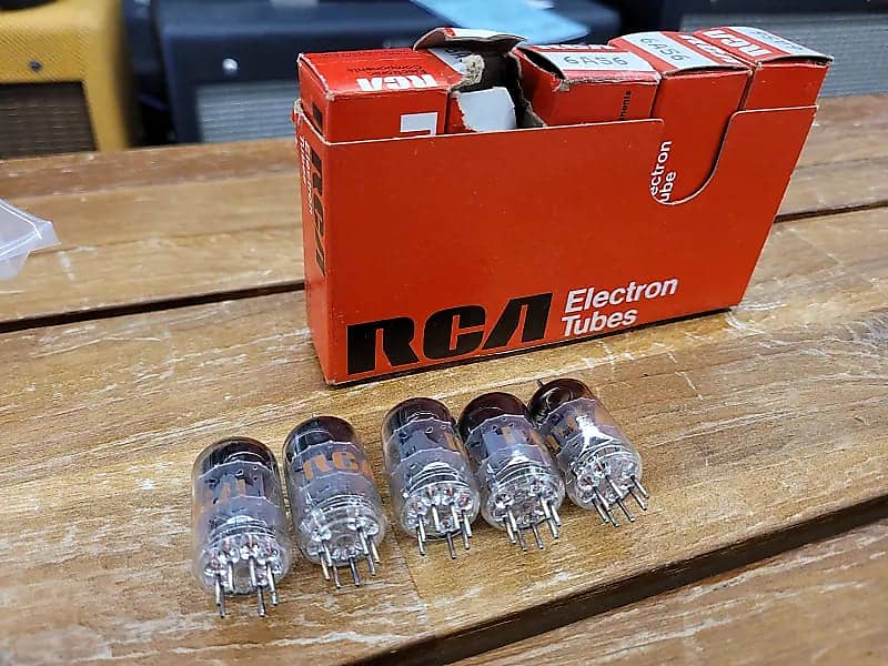 RCA 6AS6 Tubes Sleeve Of 5 | Reverb