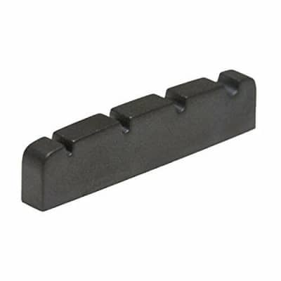 Graph Tech Black TUSQ XL Slotted Nut for 4-String Gibson Bass, PT-1200-00 image 1