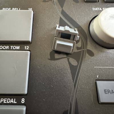 Gray button cap for Akai MPC3000LE MPC 3000 LE GREY cursor, soft key, commands BUTTON
