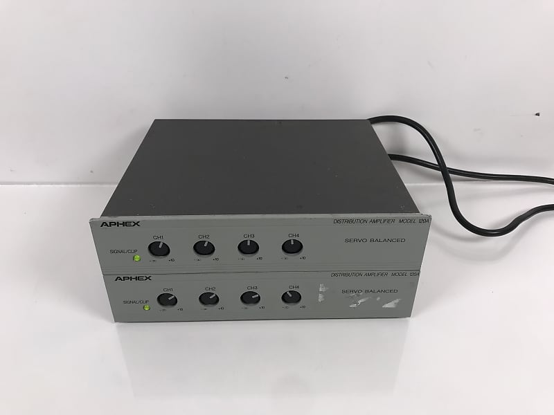 2 Aphex 120A ServoBalanced Audio Distribution Amplifier s Reverb