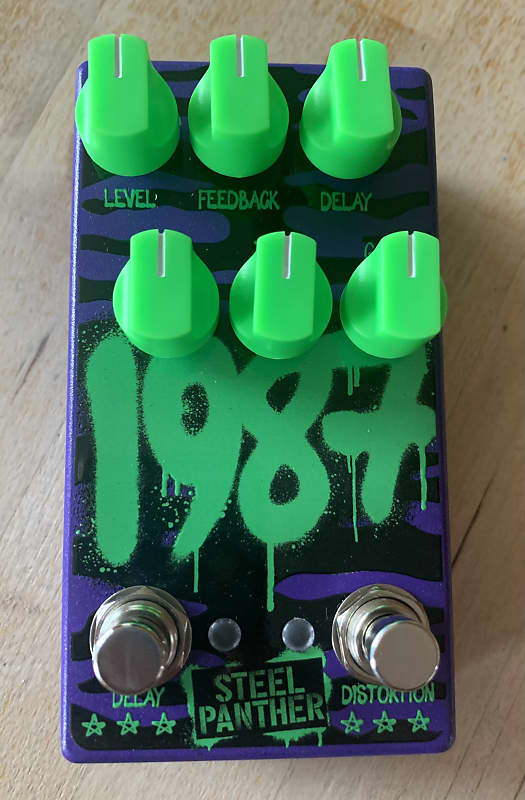 All-Pedal Steel Panther 1987 Distortion & Delay Pedal 2024 | Reverb