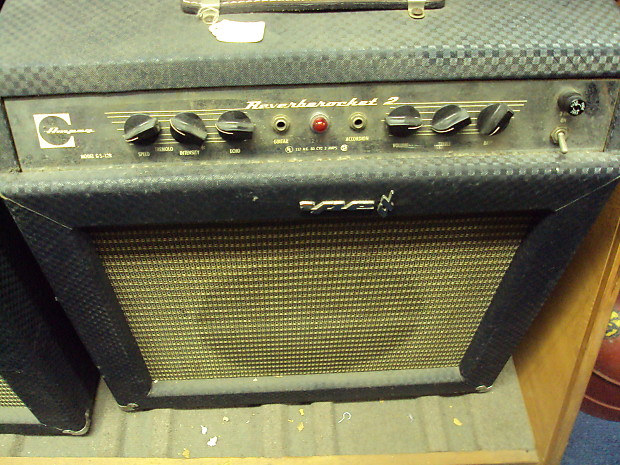 Ampeg GS-12R Reverberocket II guitar amp1960s 196os Blue Diamond image 1
