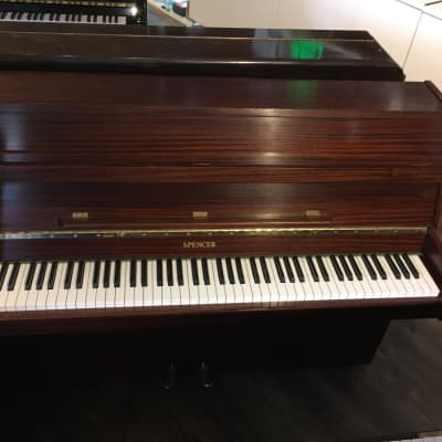 Spencer Acoustic Upright Piano in Mahogany [Used] image 1