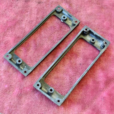 Vintage 1960's Epiphone Mini PAF pickup ring set - Sheraton, Coronet, Crestwood,Humbucker image 11