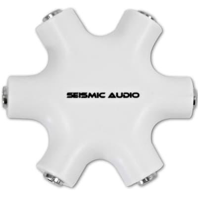 Seismic Audio - 5 Way Headphone Splitter Hub - Turn one MP3 into Music Hub - NEW image 2