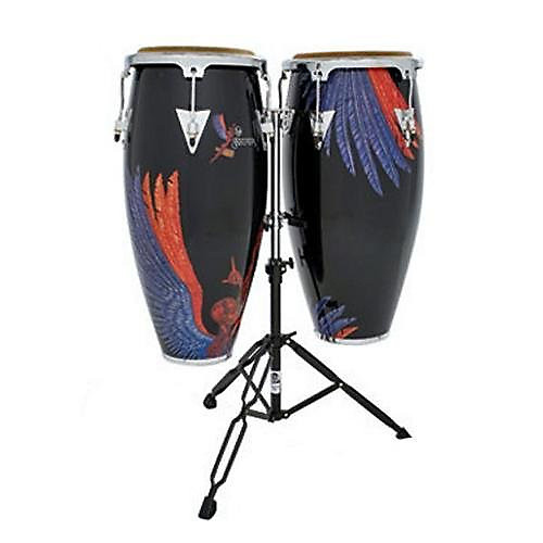 LP Aspire Santana Abraxas Angel Wood Conga Set, 10inch and Reverb