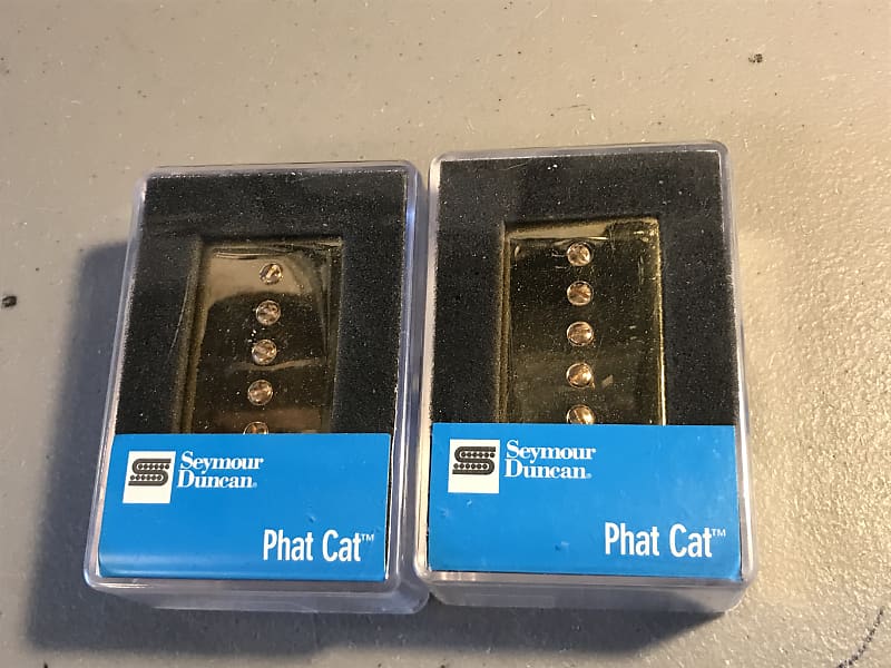 Pre-Owned Seymour Duncan SPH90-1 Phat Cat GOLD Pickup Set P-90 for