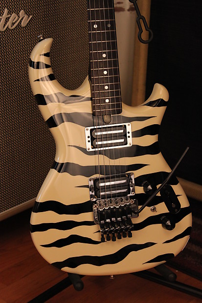 1984 Aria Pro II RS Inazuma V in Zebra Stripe | Reverb