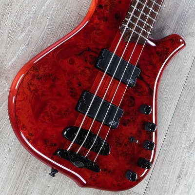 Mayones Comodous Classic 4 Bass, Liquid Red, Eye Poplar Top, Aguilar Electronics image 2