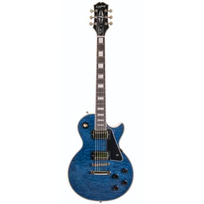 Epiphone Les Paul Custom Limited Edition Quilt Top Viper Blue w/Bag for sale