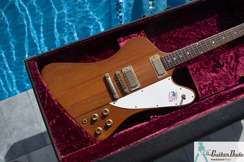 Classic 1976 Gibson  Firebird Bicentennial Edition - Natural - w OHSC - Pro Set Up by Lays Guitar! image 1