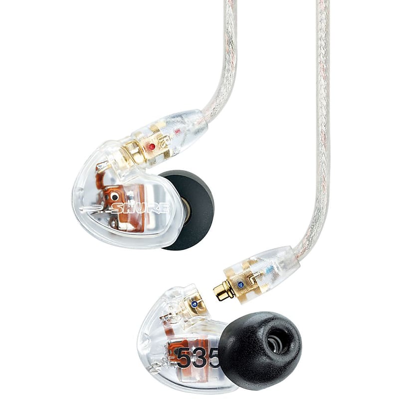Shure SE535-CL Pro Sound Isolating Earphones, Clear image 1