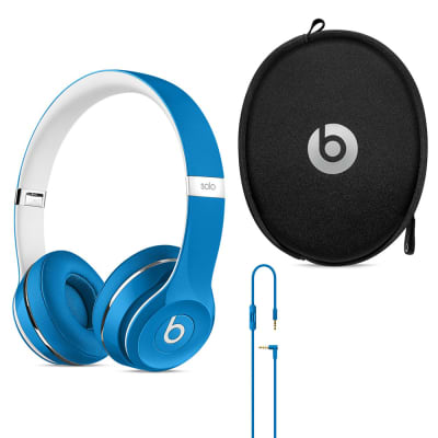 Beats by Dr. Dre Solo2 On-Ear Wired Headphones (Luxe Edition) in Blue image 2