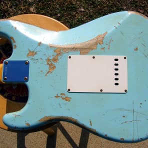 Fender 1962 Relic Strat 2010 Sonic Blue image 6