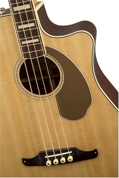 Fender Kingman Bass SCE Acoustic-Electric Bass Natural image 7