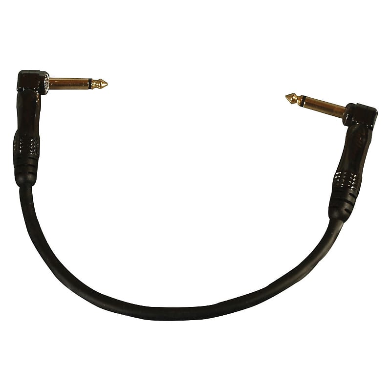 Fulltone 8" Gold Standard Interconnect Patch Cable Angled-Angled Bild 1