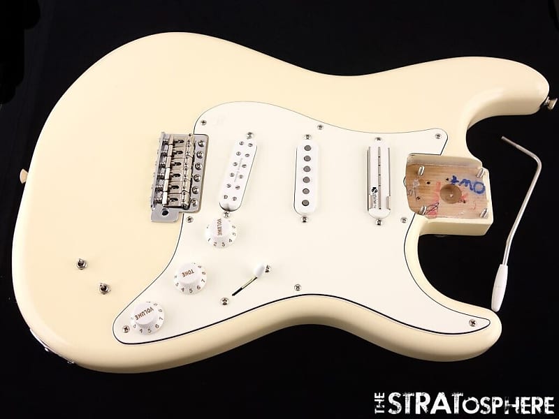 Fender EOB Ed O'Brien Sustainer Stratocaster LOADED BODY, Strat Olympic  White.